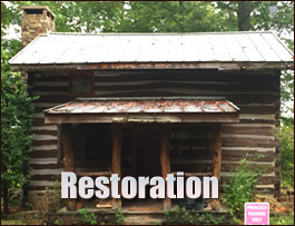 Historic Log Cabin Restoration  Falmouth, Kentucky